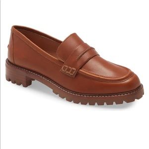 Madewell Corinne Lugsole Loafer in Dried Maple